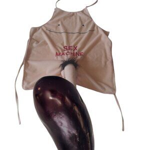 Sex Machine Men's Apron Naughty Novelty Penis Apron Gag Gift